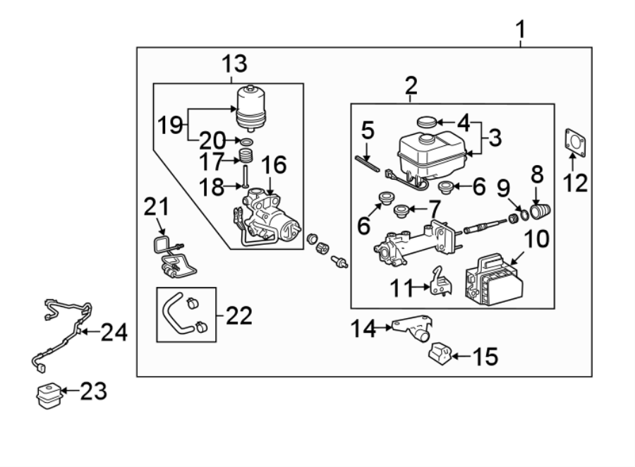 4720160A22 - Toyota Brake Master Cylinder | Toyota Parts Superstore