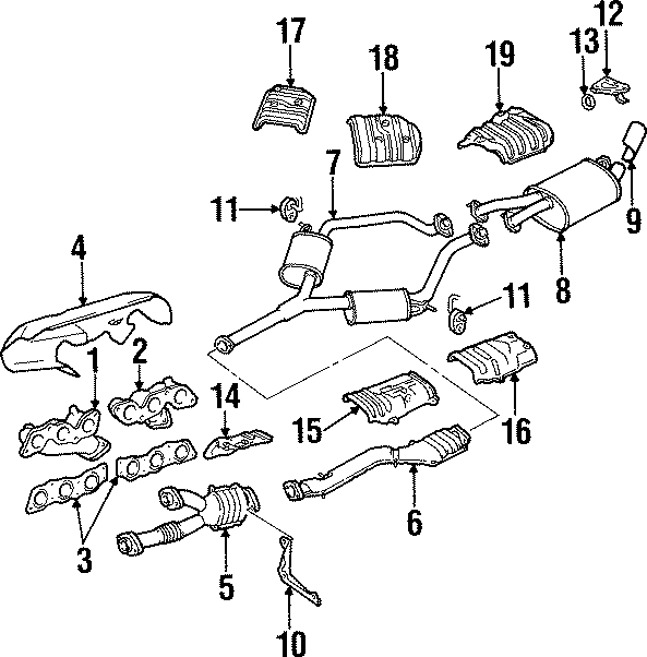 Toyota Supra Exhaust Manifold - 1714246020 | Toyota Parts Superstore