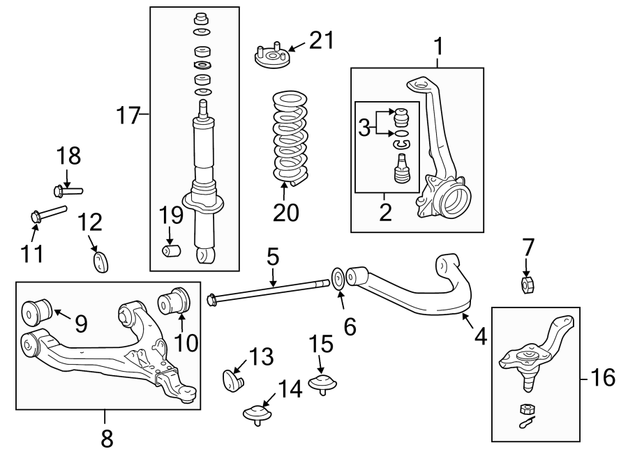 4334039585 - Toyota Lower ball joint. Suspension Ball Joint. Front Left